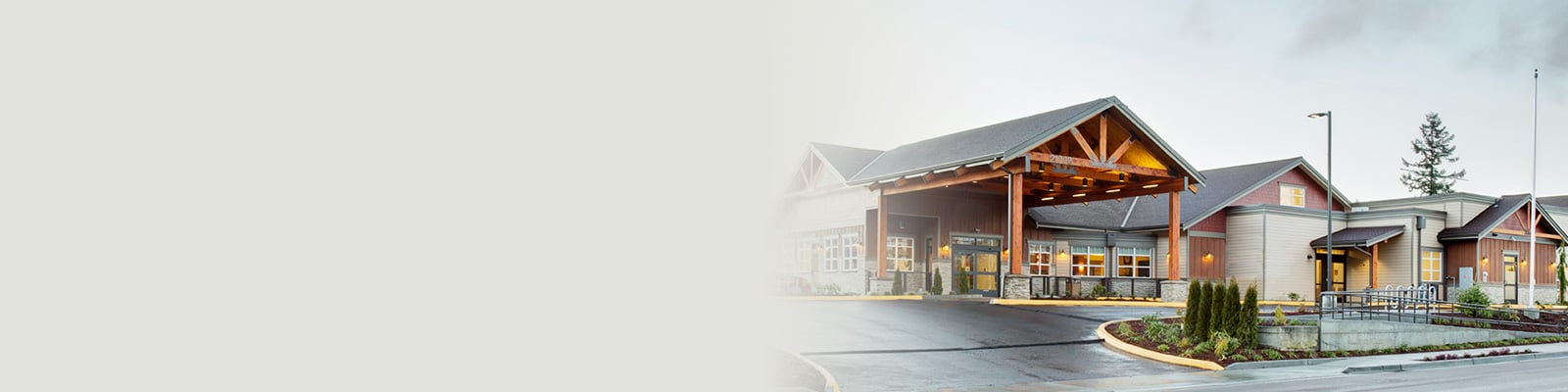 Front entrance to Pine Ridge Post Acute