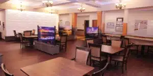 A common room at Pine Ridge