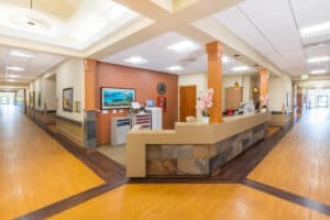 The nurses station at Pine Ridge