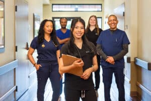 Doctors standing together at Pine Ridge