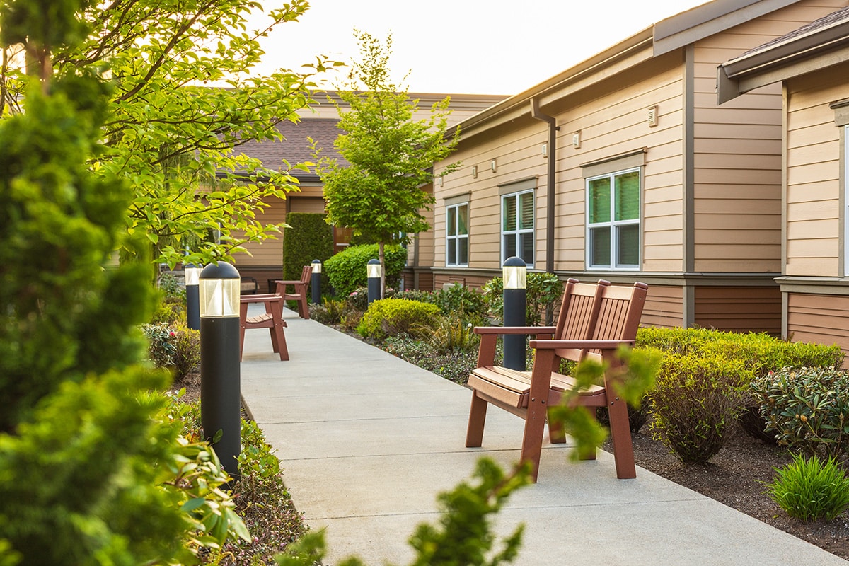 An outdoor area at Pine Ridge