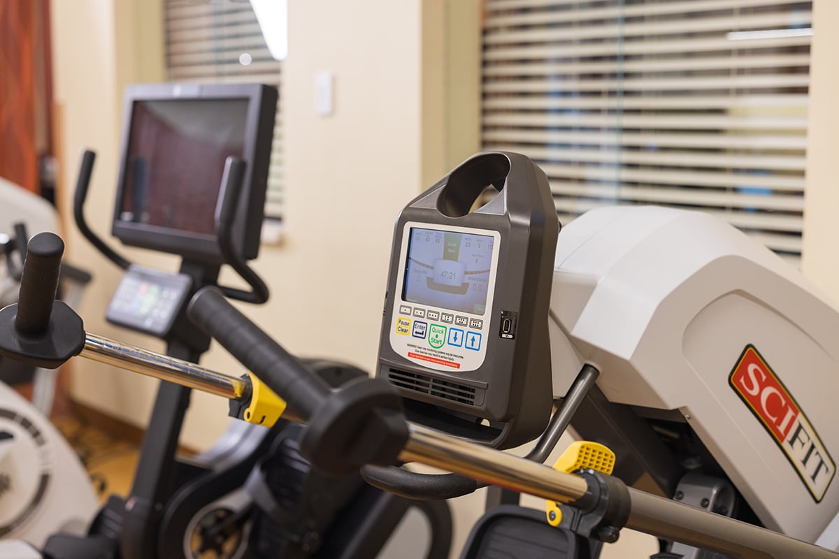 Exercise equipment at Pine Ridge