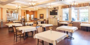 The dining room at Pine Ridge