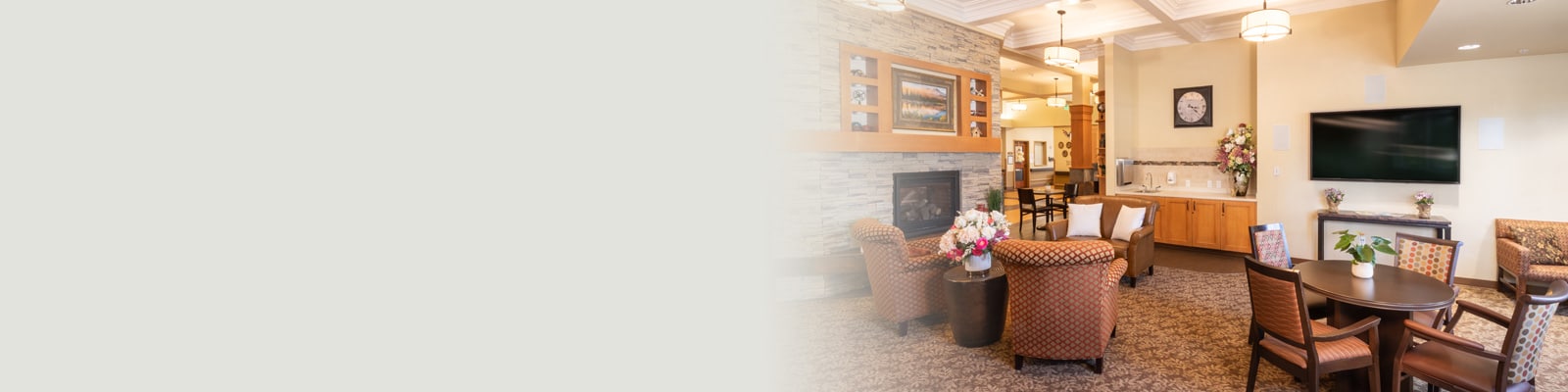 The lobby of Pine Ridge